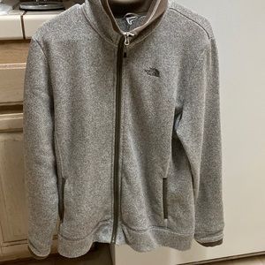 Grey North Face Fleece Jacket